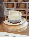 BOGART FEDORA | HAND WOVEN ECUADORIAN STRAW | NATURAL COLOR | CUENCA GRADE TWELVE | SIZE 58, US 7 1/4
