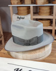 WHIPPET FEDORA | BEAVER FIFTY | DOVE GRAY COLOR | SIZE 62, US 7 3/4