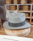 WHIPPET FEDORA | BEAVER FIFTY | DOVE GRAY COLOR | SIZE 62, US 7 3/4
