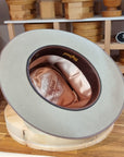 WHIPPET FEDORA | BEAVER FIFTY | DOVE GRAY COLOR | SIZE 62, US 7 3/4