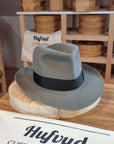 LEIFUR Adventure FEDORA | BEAVER FIFTY | GRANITE COLOR | WESTERN WEIGHT | SIZE 60, US 7 1/2