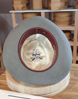 LEIFUR Adventure FEDORA | BEAVER FIFTY | GRANITE COLOR | WESTERN WEIGHT | SIZE 60, US 7 1/2