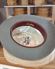 LEIFUR Adventure FEDORA | BEAVER FIFTY | GRANITE COLOR | WESTERN WEIGHT | SIZE 60, US 7 1/2