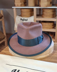 WHIPPET FEDORA | BEAVER FIFTY | DUSTY ROSE COLOR | SIZE 61, US 7 5/8