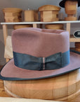 WHIPPET FEDORA | BEAVER FIFTY | DUSTY ROSE COLOR | SIZE 61, US 7 5/8