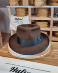 WHIPPET FEDORA | RABBIT & HARE DELUXE BLEND | SABLE BROWN COLOR | SIZE 60, US 7 1/2