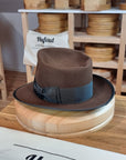 WHIPPET FEDORA | RABBIT & HARE DELUXE BLEND | SABLE BROWN COLOR | SIZE 60, US 7 1/2