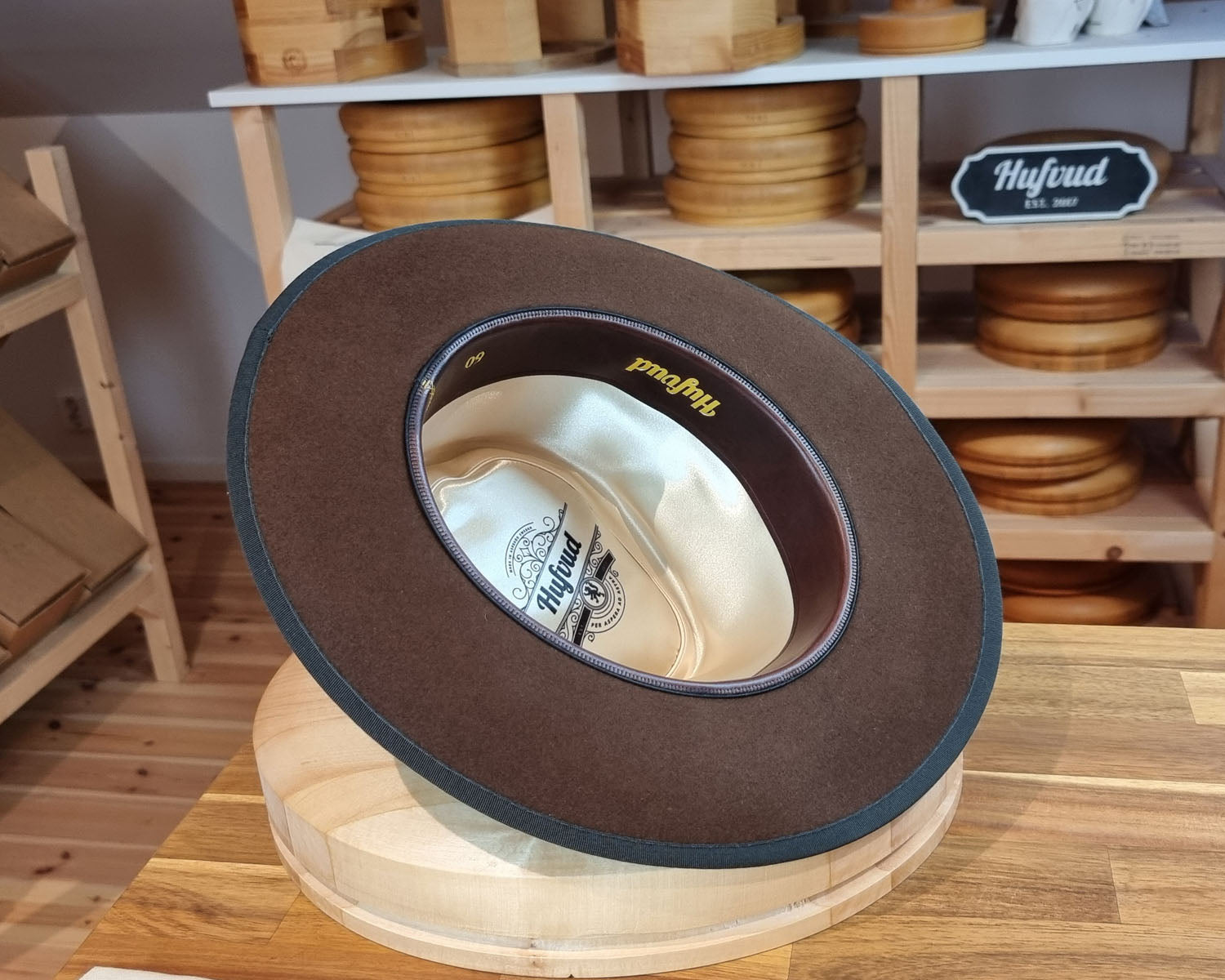 WHIPPET FEDORA | RABBIT & HARE DELUXE BLEND | SABLE BROWN COLOR | SIZE 60, US 7 1/2