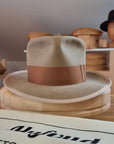 WHIPPET FEDORA | BEAVER FIFTY | FAWN COLOR | SIZE 62, US 7 3/4
