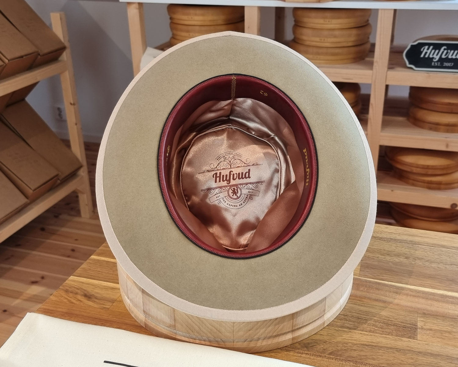 WHIPPET FEDORA | BEAVER FIFTY | FAWN COLOR | SIZE 62, US 7 3/4