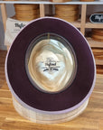 WHIPPET FEDORA | RABBIT & HARE DELUXE BLEND | PLUM COLOR | SIZE 62, US 7 3/4