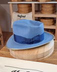 WHIPPET FEDORA | BEAVER FIFTY | MAJESTIC BLUE COLOR | SIZE 58, US 7 1/4