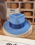 WHIPPET FEDORA | BEAVER FIFTY | MAJESTIC BLUE COLOR | SIZE 58, US 7 1/4