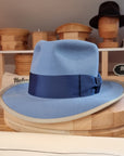 WHIPPET FEDORA | BEAVER FIFTY | MAJESTIC BLUE COLOR | SIZE 58, US 7 1/4