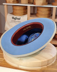 WHIPPET FEDORA | BEAVER FIFTY | MAJESTIC BLUE COLOR | SIZE 58, US 7 1/4
