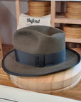 ABRAMS 'Thin Man 1936' | BEAVER FIFTY | OLIVE GREEN COLOR | SIZE 59, US 7 3/8