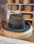 ABRAMS 'Thin Man 1936' | BEAVER FIFTY | OLIVE GREEN COLOR | SIZE 59, US 7 3/8