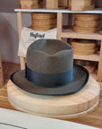 ABRAMS 'Thin Man 1936' | BEAVER FIFTY | OLIVE GREEN COLOR | SIZE 59, US 7 3/8