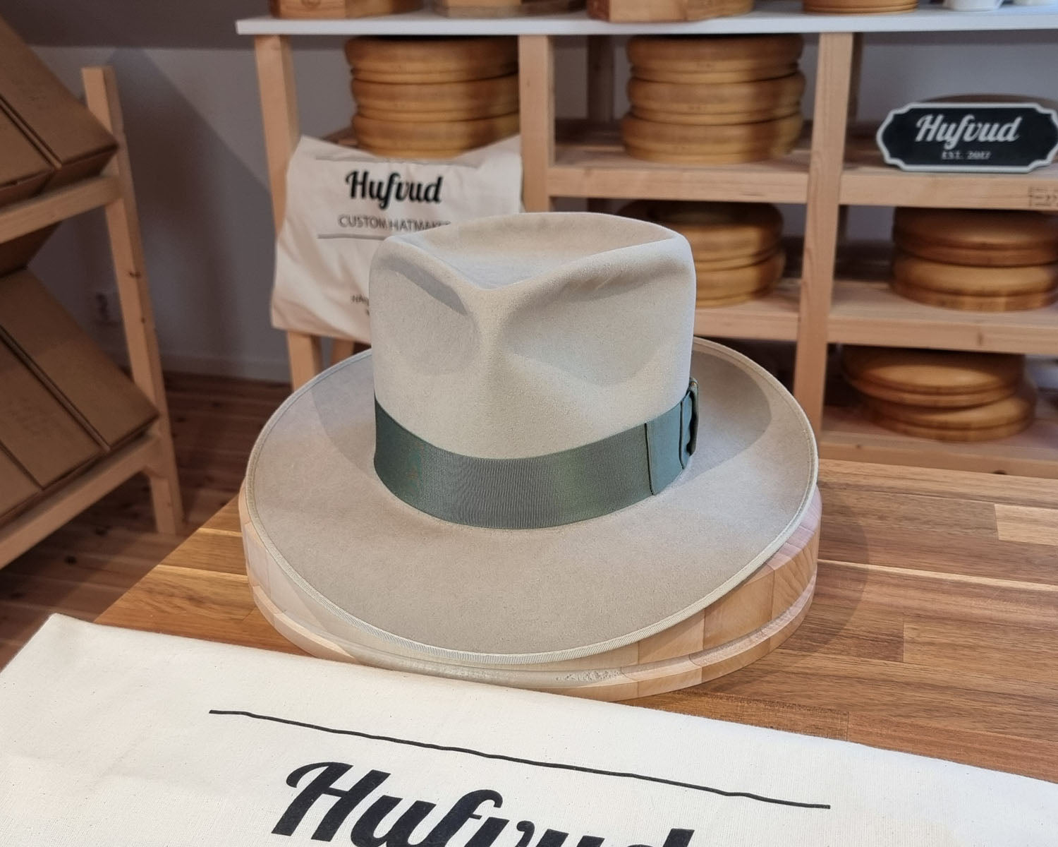 RAGNAR FEDORA | BEAVER HUNDRED | SILVERBELLY COLOR | SIZE 61, US 7 5/8