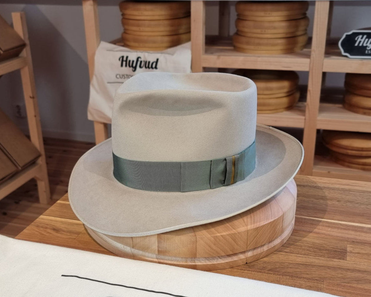 RAGNAR FEDORA | BEAVER HUNDRED | SILVERBELLY COLOR | SIZE 61, US 7 5/8