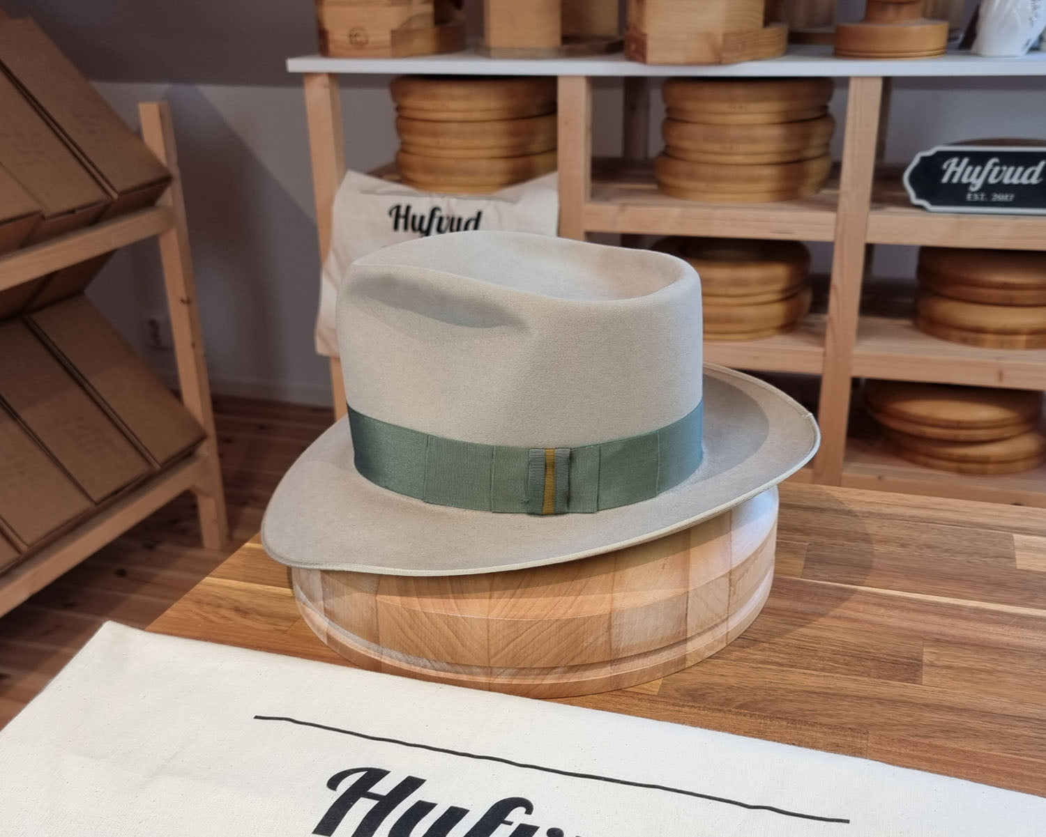 RAGNAR FEDORA | BEAVER HUNDRED | SILVERBELLY COLOR | SIZE 61, US 7 5/8