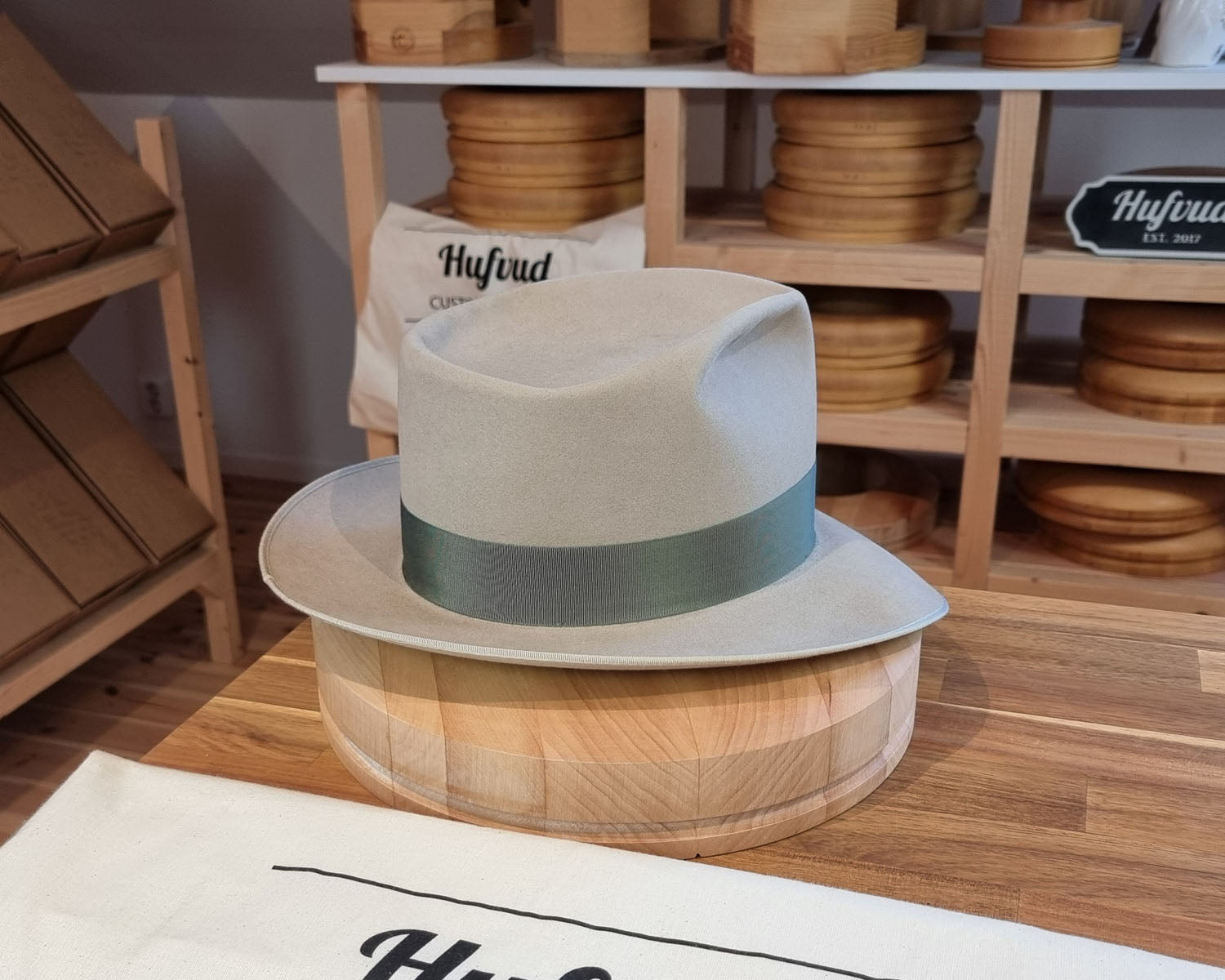 RAGNAR FEDORA | BEAVER HUNDRED | SILVERBELLY COLOR | SIZE 61, US 7 5/8