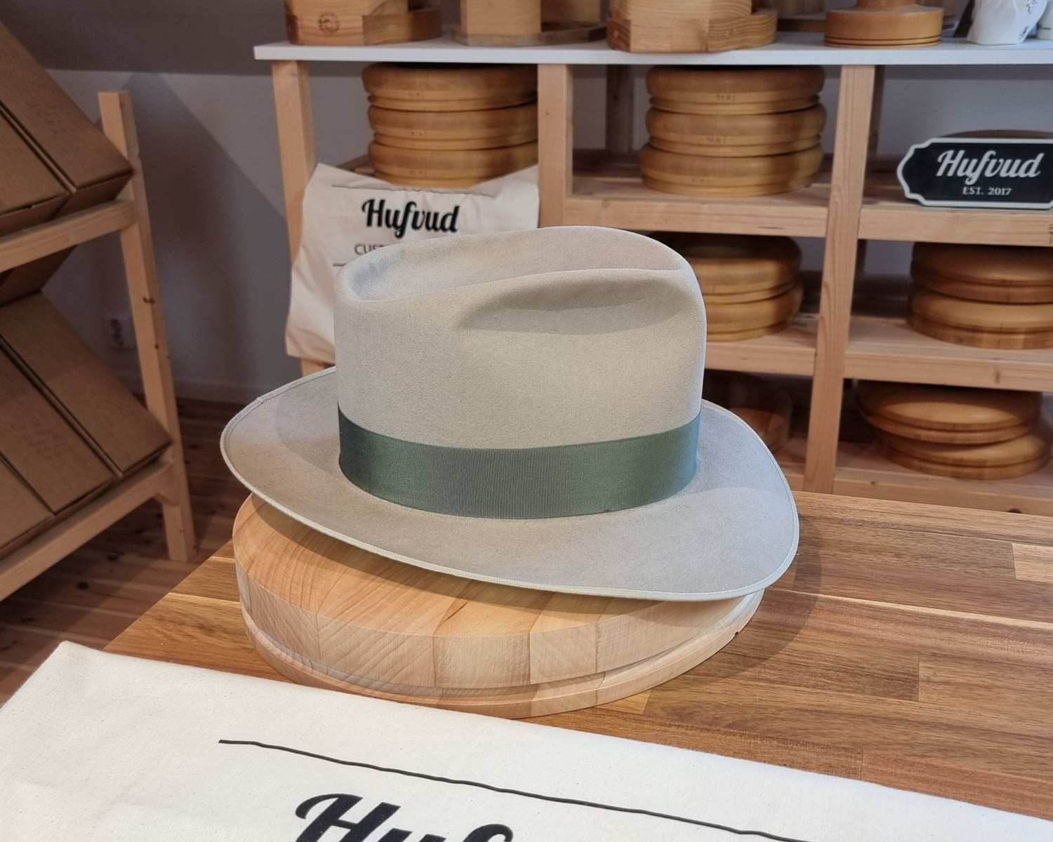 RAGNAR FEDORA | BEAVER HUNDRED | SILVERBELLY COLOR | SIZE 61, US 7 5/8