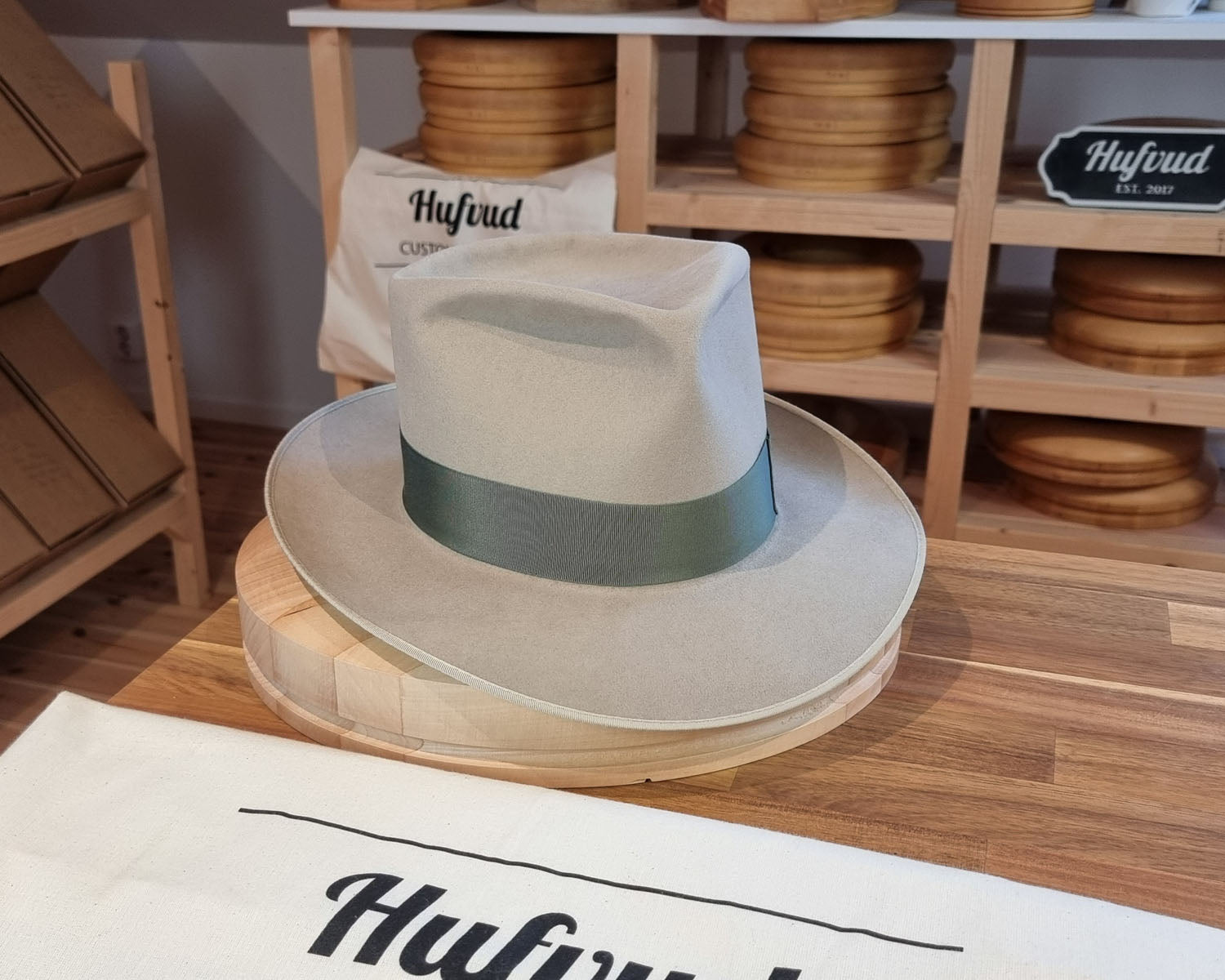 RAGNAR FEDORA | BEAVER HUNDRED | SILVERBELLY COLOR | SIZE 61, US 7 5/8
