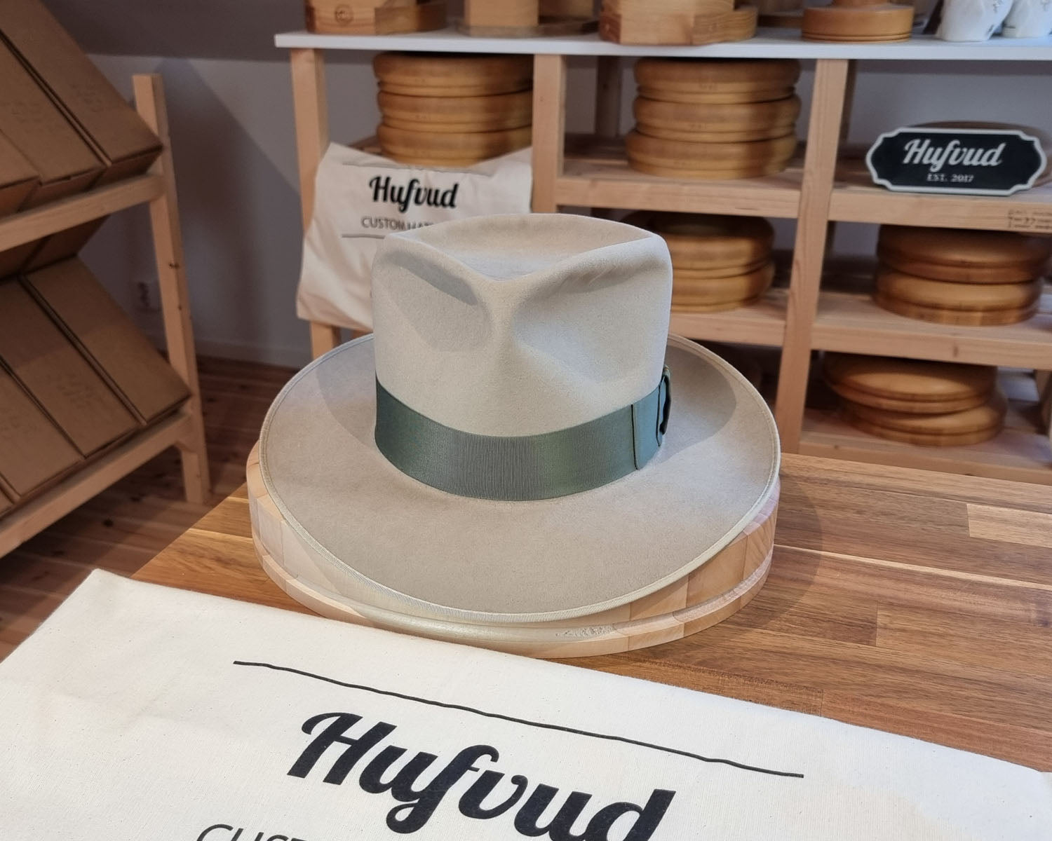 RAGNAR FEDORA | BEAVER HUNDRED | SILVERBELLY COLOR | SIZE 61, US 7 5/8