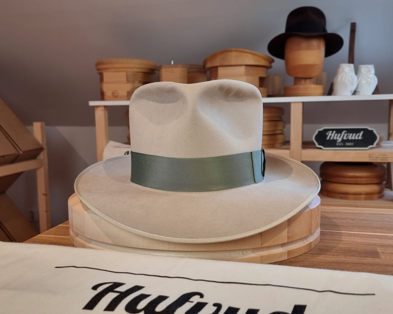 RAGNAR FEDORA | BEAVER HUNDRED | SILVERBELLY COLOR | SIZE 61, US 7 5/8