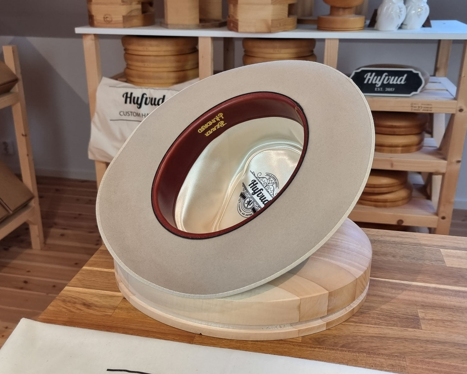 RAGNAR FEDORA | BEAVER HUNDRED | SILVERBELLY COLOR | SIZE 61, US 7 5/8