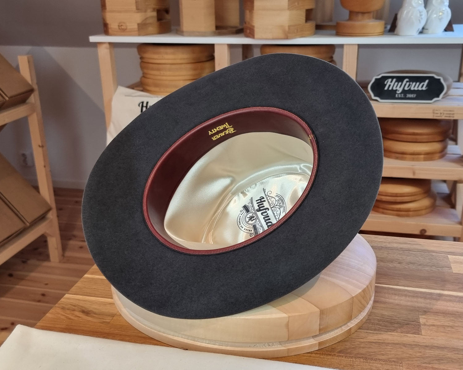 LEIFUR Adventure FEDORA | BEAVER TWENTY | CHARCOAL COLOR | WESTERN WEIGHT | SIZE 61, US 7 5/8