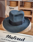 LEIFUR Adventure FEDORA | BEAVER HUNDRED | ANTHRACITE GRAY LIMITED EDITION | SIZE 58, US 7 1/4