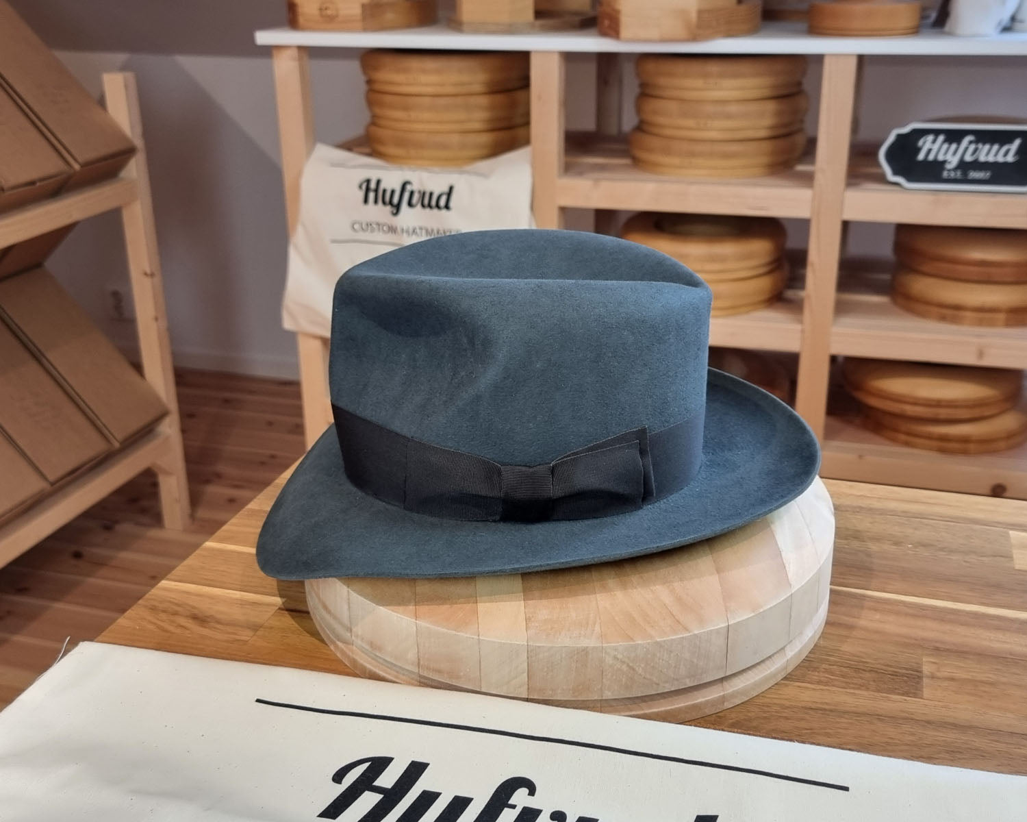 LEIFUR Adventure FEDORA | BEAVER HUNDRED | ANTHRACITE GRAY LIMITED EDITION | SIZE 58, US 7 1/4