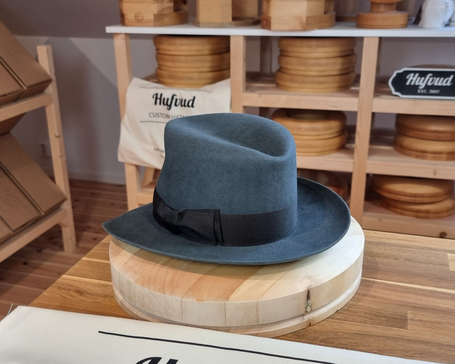 LEIFUR Adventure FEDORA | BEAVER HUNDRED | ANTHRACITE GRAY LIMITED EDITION | SIZE 58, US 7 1/4