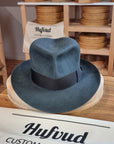 LEIFUR Adventure FEDORA | BEAVER HUNDRED | ANTHRACITE GRAY LIMITED EDITION | SIZE 58, US 7 1/4