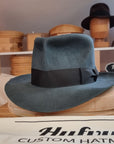 LEIFUR Adventure FEDORA | BEAVER HUNDRED | ANTHRACITE GRAY LIMITED EDITION | SIZE 58, US 7 1/4