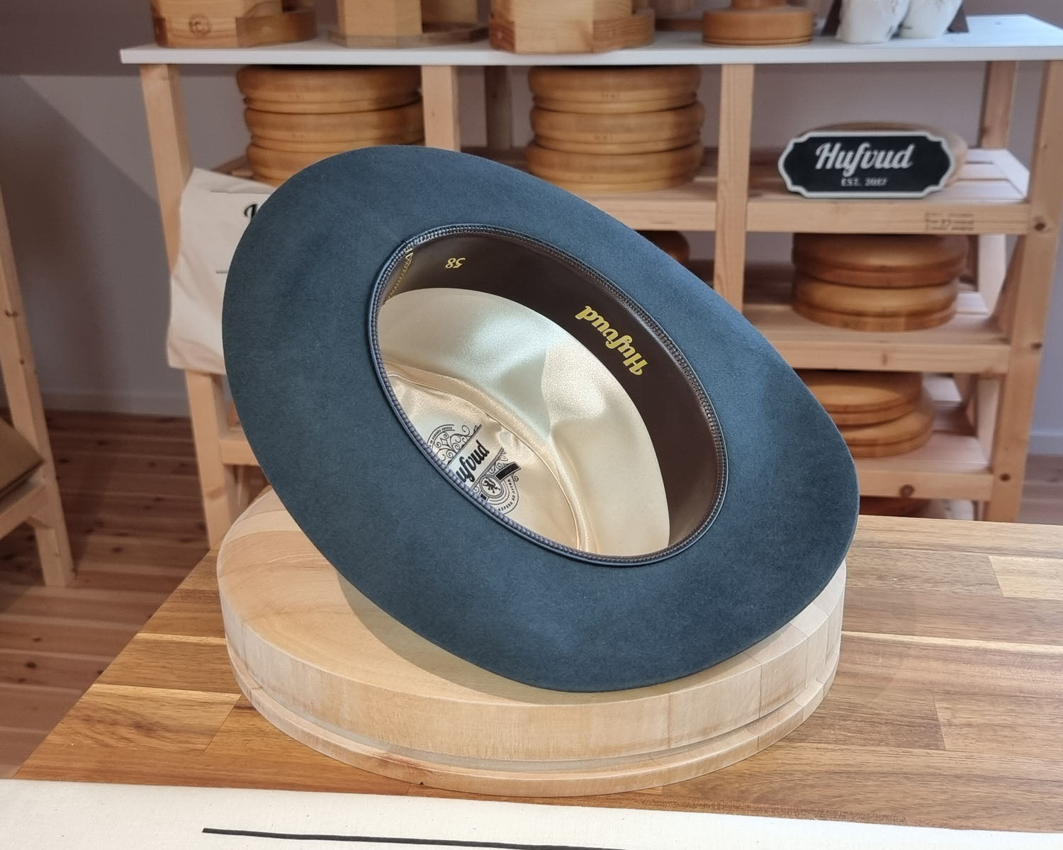 LEIFUR Adventure FEDORA | BEAVER HUNDRED | ANTHRACITE GRAY LIMITED EDITION | SIZE 58, US 7 1/4