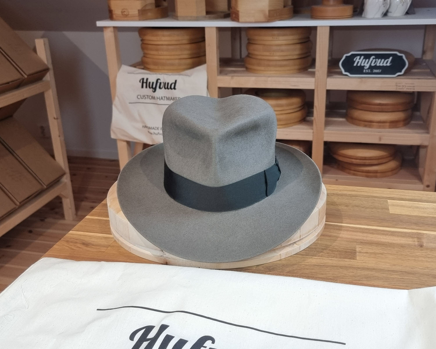 LEIFUR Adventure FEDORA | BEAVER FIFTY| GRAY COLOR LIMITED EDITION | WESTERN WEIGHT | SIZE 59, US 7 3/8