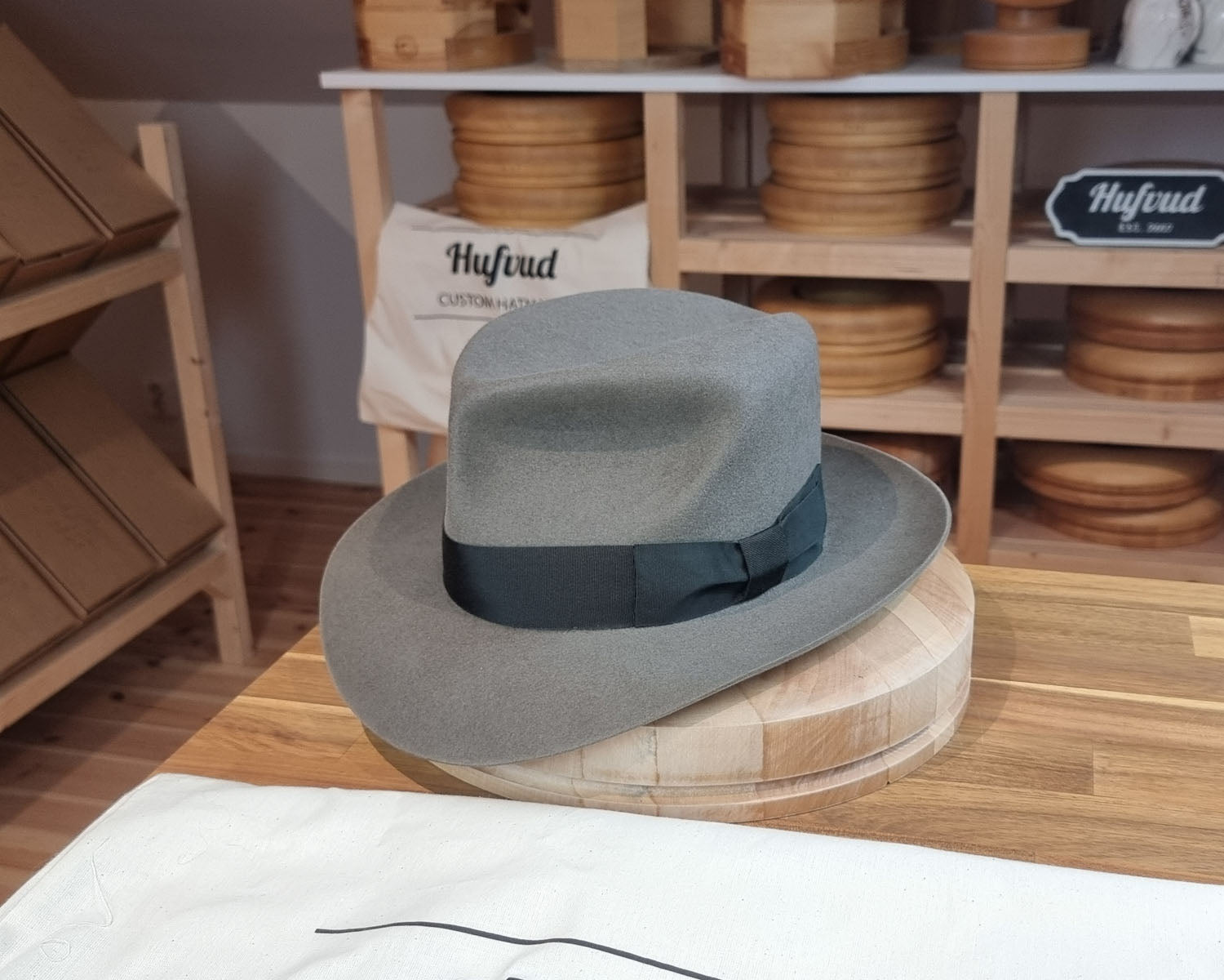 LEIFUR Adventure FEDORA | BEAVER FIFTY| GRAY COLOR LIMITED EDITION | WESTERN WEIGHT | SIZE 59, US 7 3/8