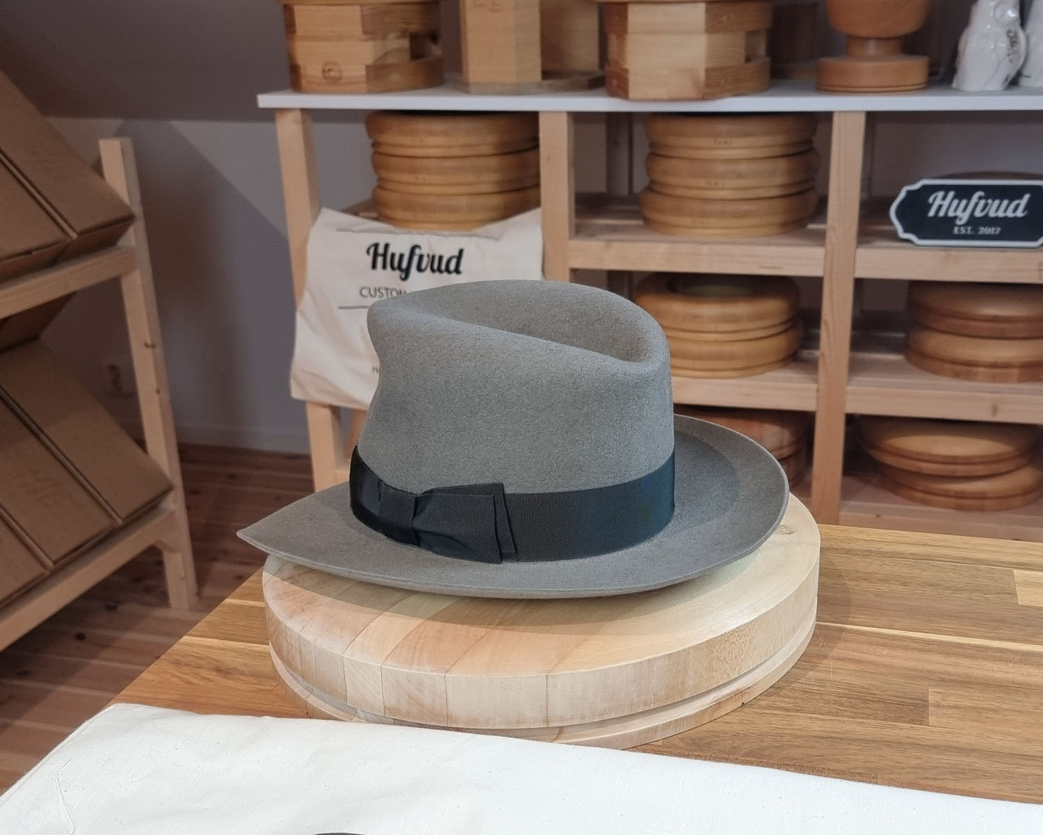 LEIFUR Adventure FEDORA | BEAVER FIFTY| GRAY COLOR LIMITED EDITION | WESTERN WEIGHT | SIZE 59, US 7 3/8