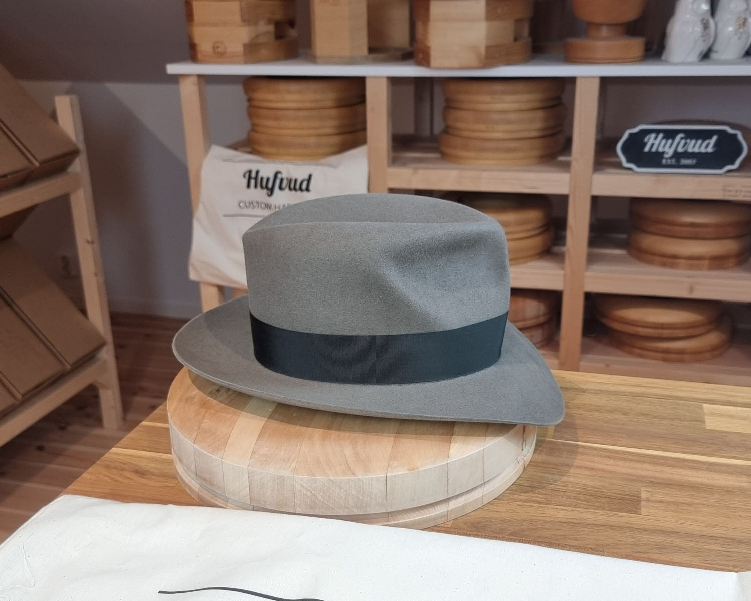 LEIFUR Adventure FEDORA | BEAVER FIFTY| GRAY COLOR LIMITED EDITION | WESTERN WEIGHT | SIZE 59, US 7 3/8