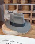 LEIFUR Adventure FEDORA | BEAVER FIFTY| GRAY COLOR LIMITED EDITION | WESTERN WEIGHT | SIZE 59, US 7 3/8