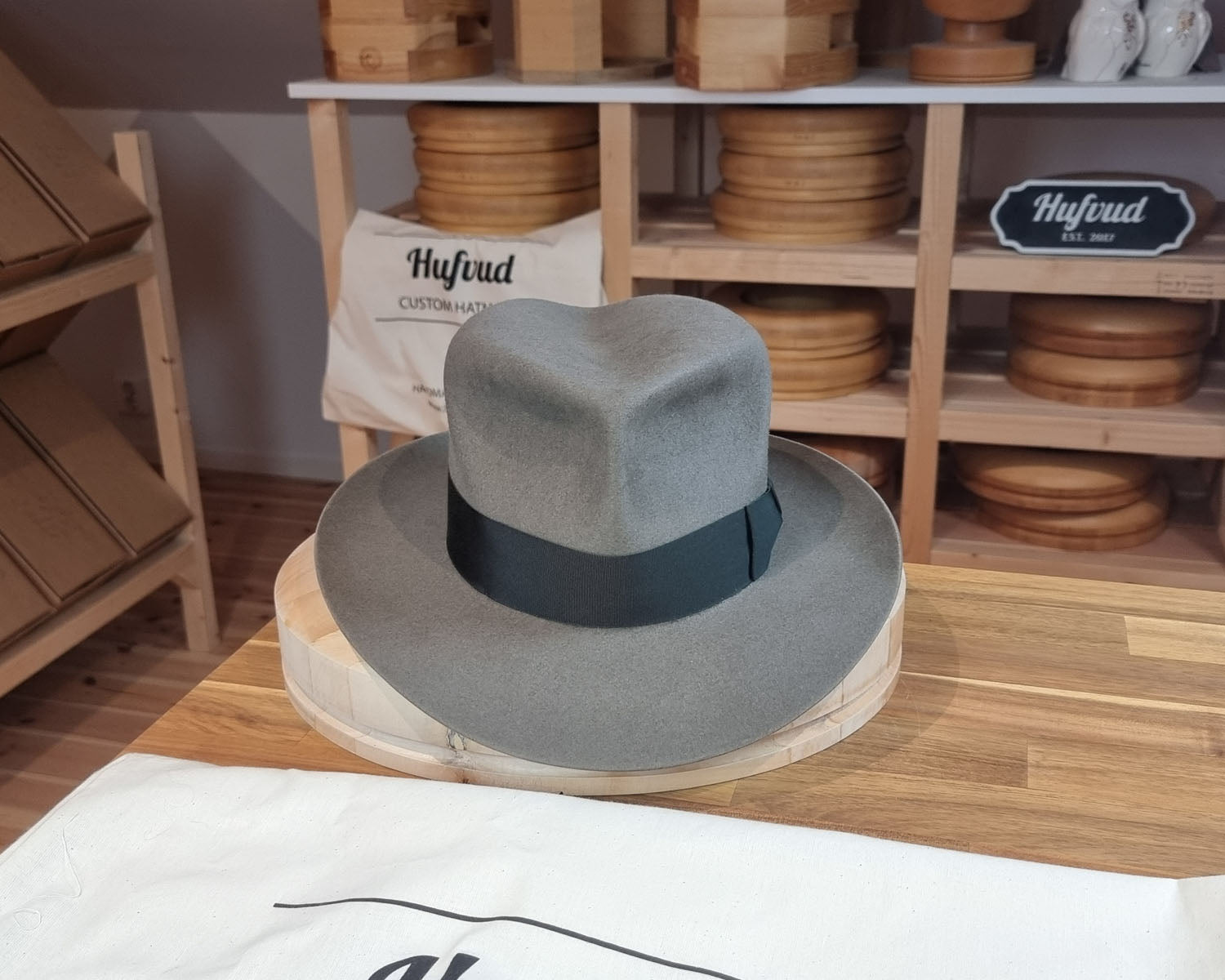 LEIFUR Adventure FEDORA | BEAVER FIFTY| GRAY COLOR LIMITED EDITION | WESTERN WEIGHT | SIZE 59, US 7 3/8