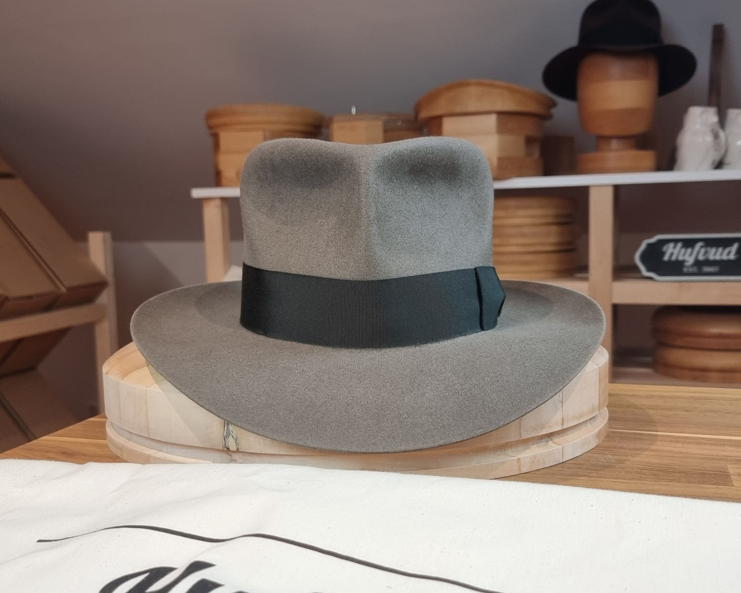 LEIFUR Adventure FEDORA | BEAVER FIFTY| GRAY COLOR LIMITED EDITION | WESTERN WEIGHT | SIZE 59, US 7 3/8