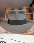 LEIFUR Adventure FEDORA | BEAVER FIFTY| GRAY COLOR LIMITED EDITION | WESTERN WEIGHT | SIZE 59, US 7 3/8
