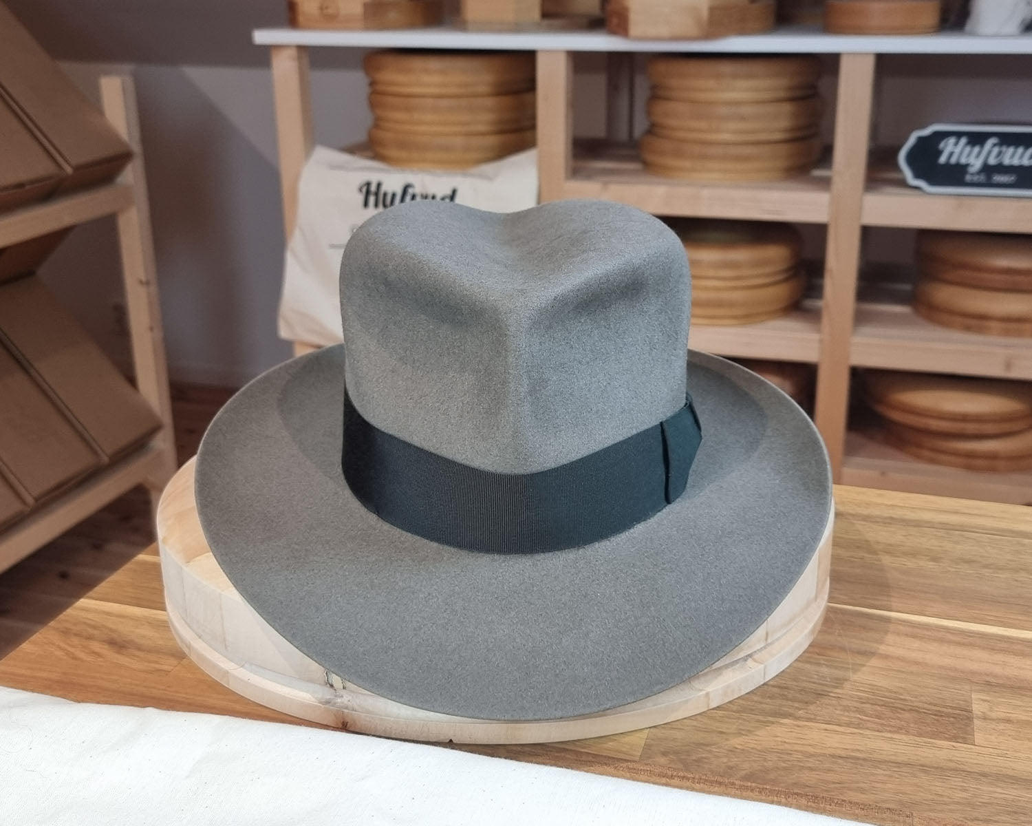 LEIFUR Adventure FEDORA | BEAVER FIFTY| GRAY COLOR LIMITED EDITION | WESTERN WEIGHT | SIZE 59, US 7 3/8