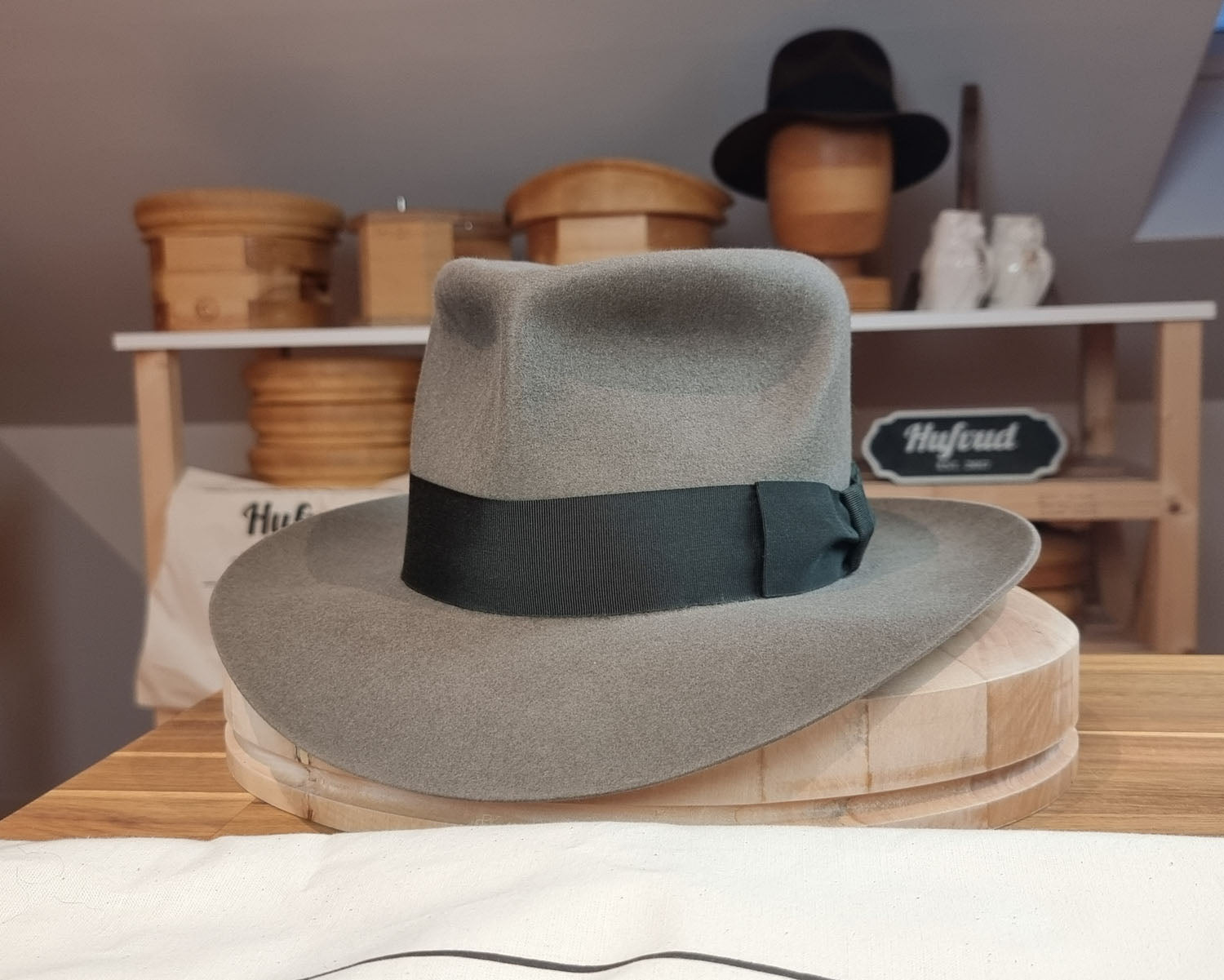 LEIFUR Adventure FEDORA | BEAVER FIFTY| GRAY COLOR LIMITED EDITION | WESTERN WEIGHT | SIZE 59, US 7 3/8