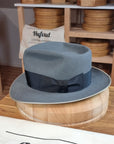 RAGNAR FEDORA | BEAVER FIFTY | EMERALD GRAY COLOR | SIZE 59, US 7 3/8