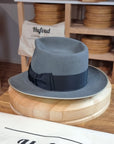 RAGNAR FEDORA | BEAVER FIFTY | EMERALD GRAY COLOR | SIZE 59, US 7 3/8